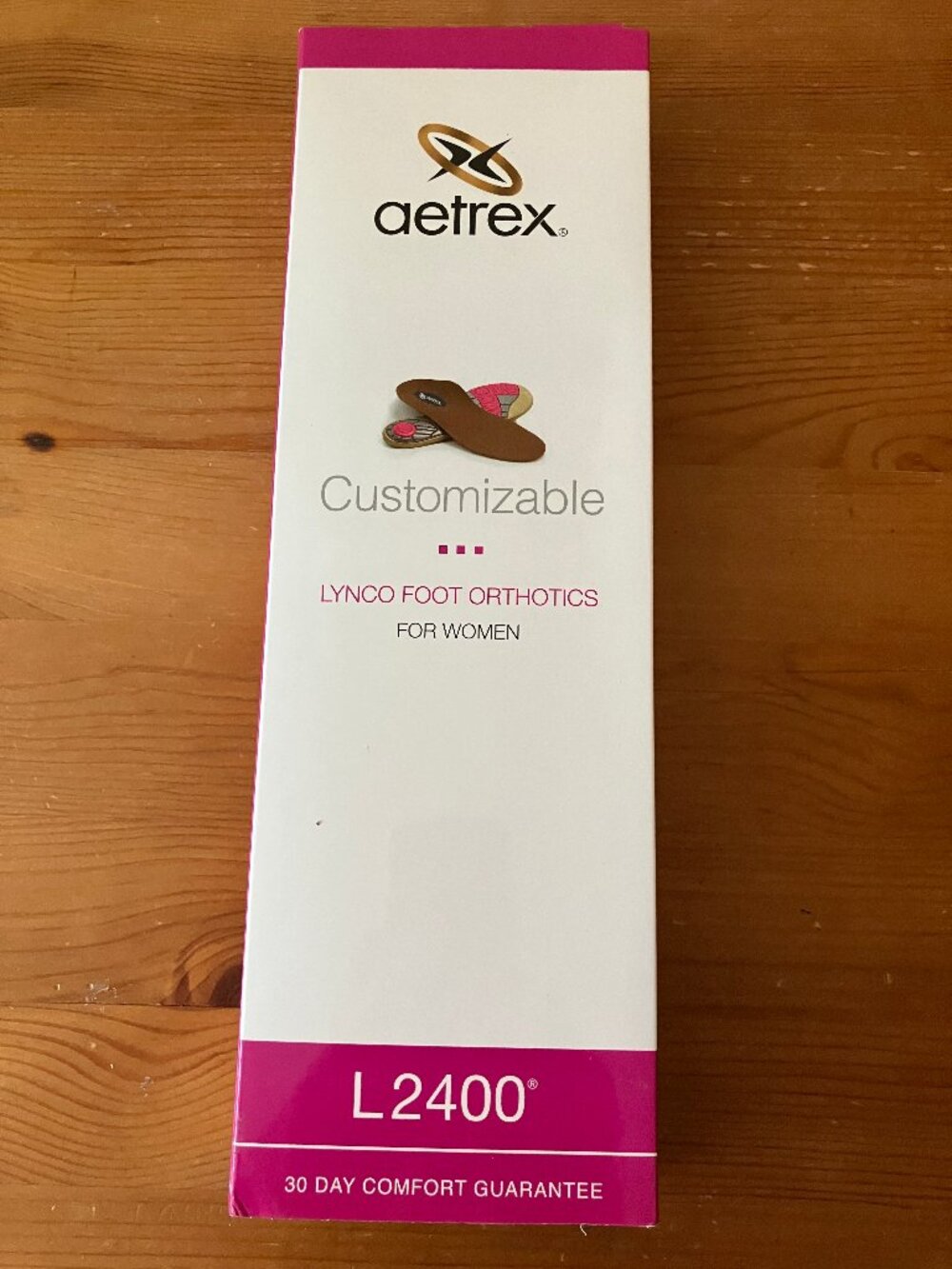 ARTREX Women's Lynco L2400 Customizable foot Orthotics support New
